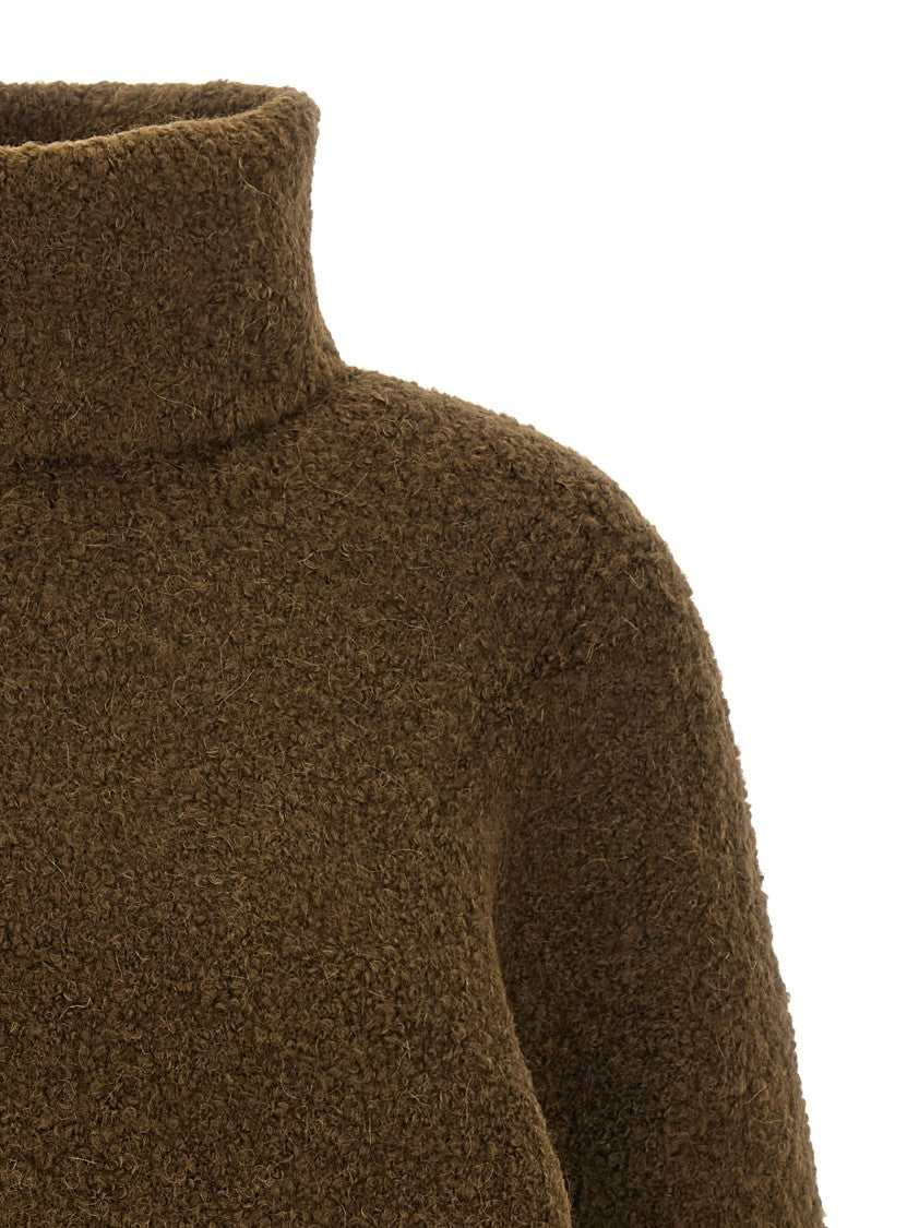 Totême Bouclé Turtleneck Sweater