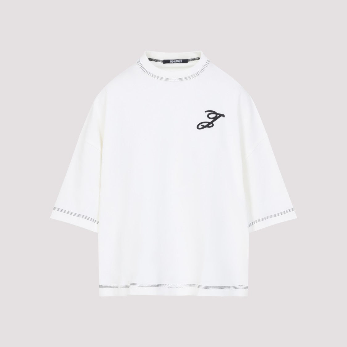 Jacquemus White Oversized Cotton Top