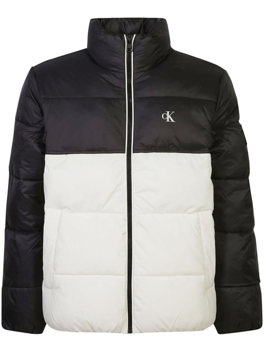 Calvin Klein Jeans Quilted Multi-Colour Parka With Recycled Elements