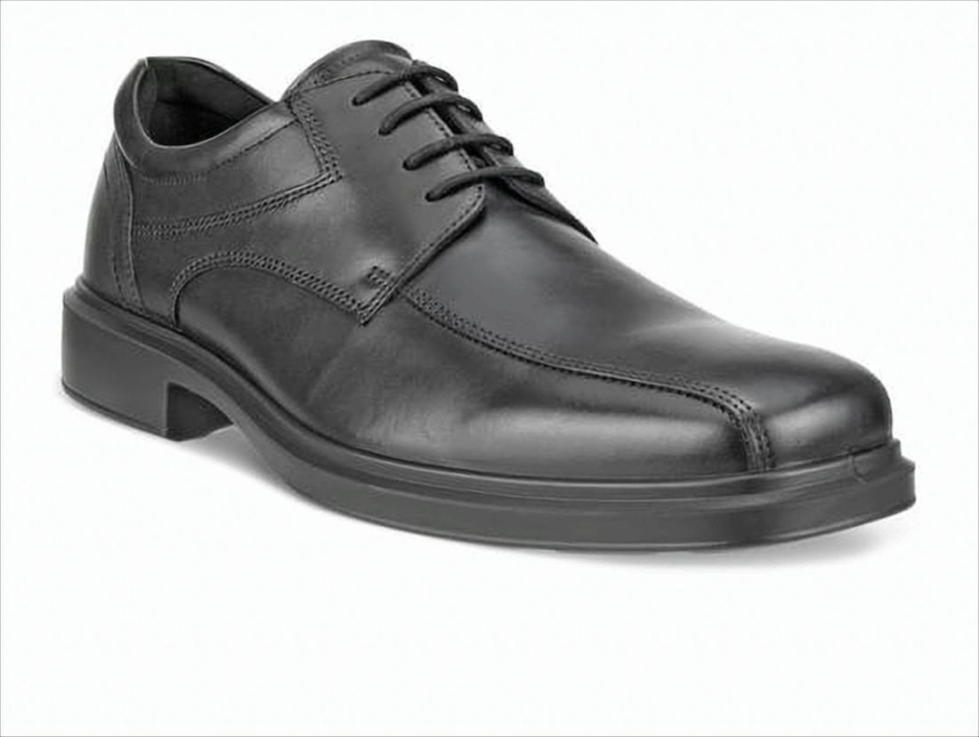 Ecco Smooth Leather Lace-Up Dress Shoes