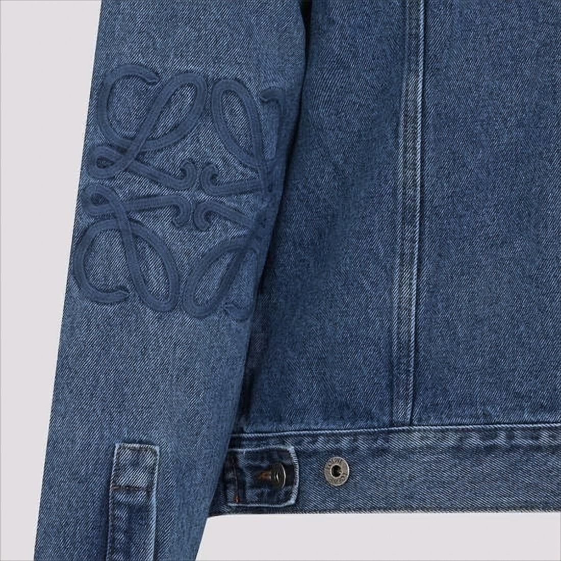 Loewe Classic Blue Denim Jacket With Tailored Details