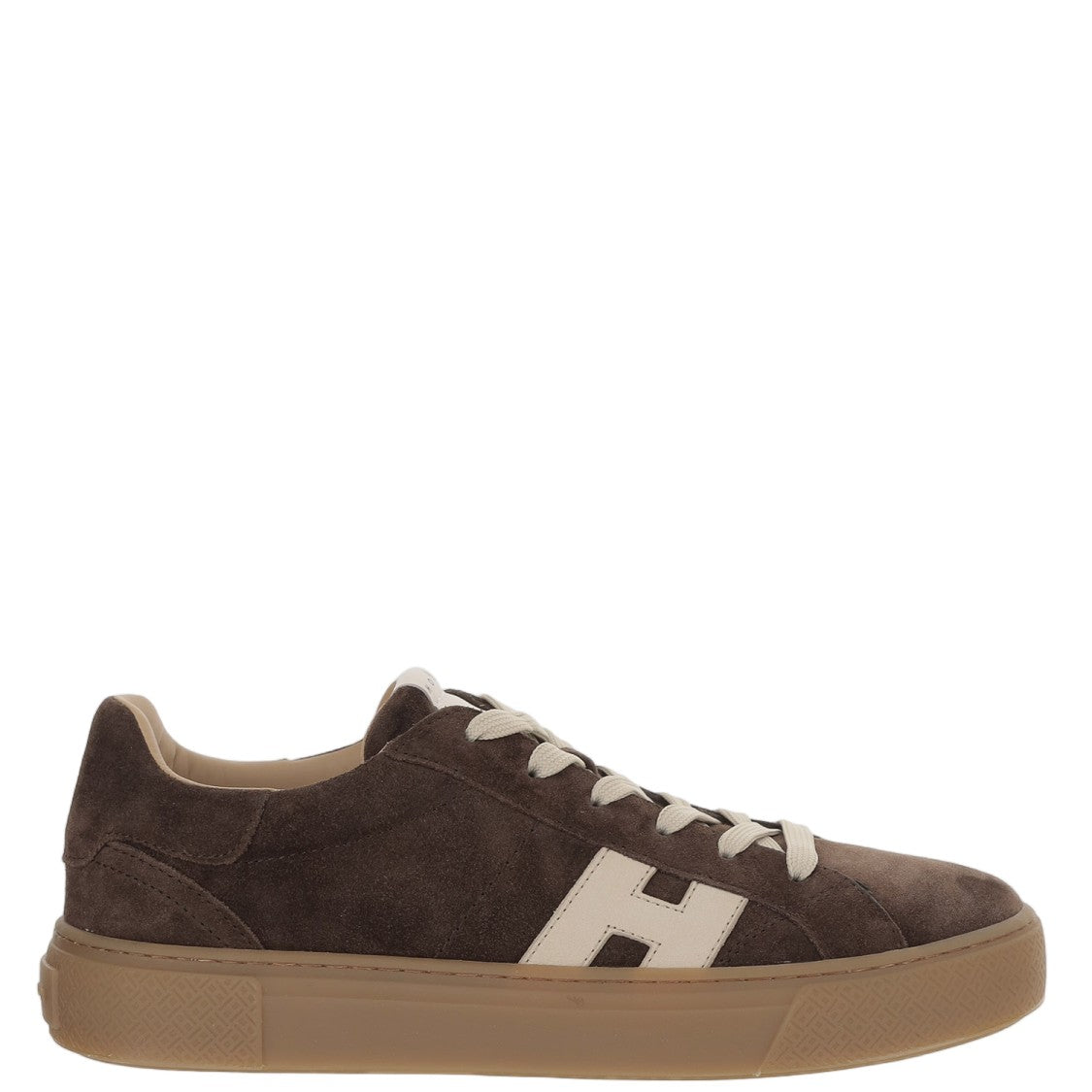 Hogan Low-Top Suede Sneakers With Logo Detail And Chunky Sole