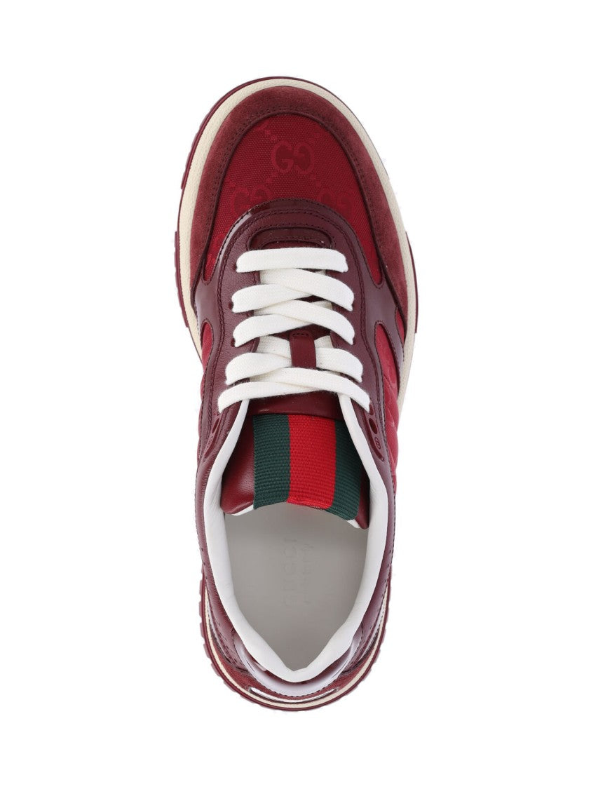 Gucci "Re Web" Sneakers – Red