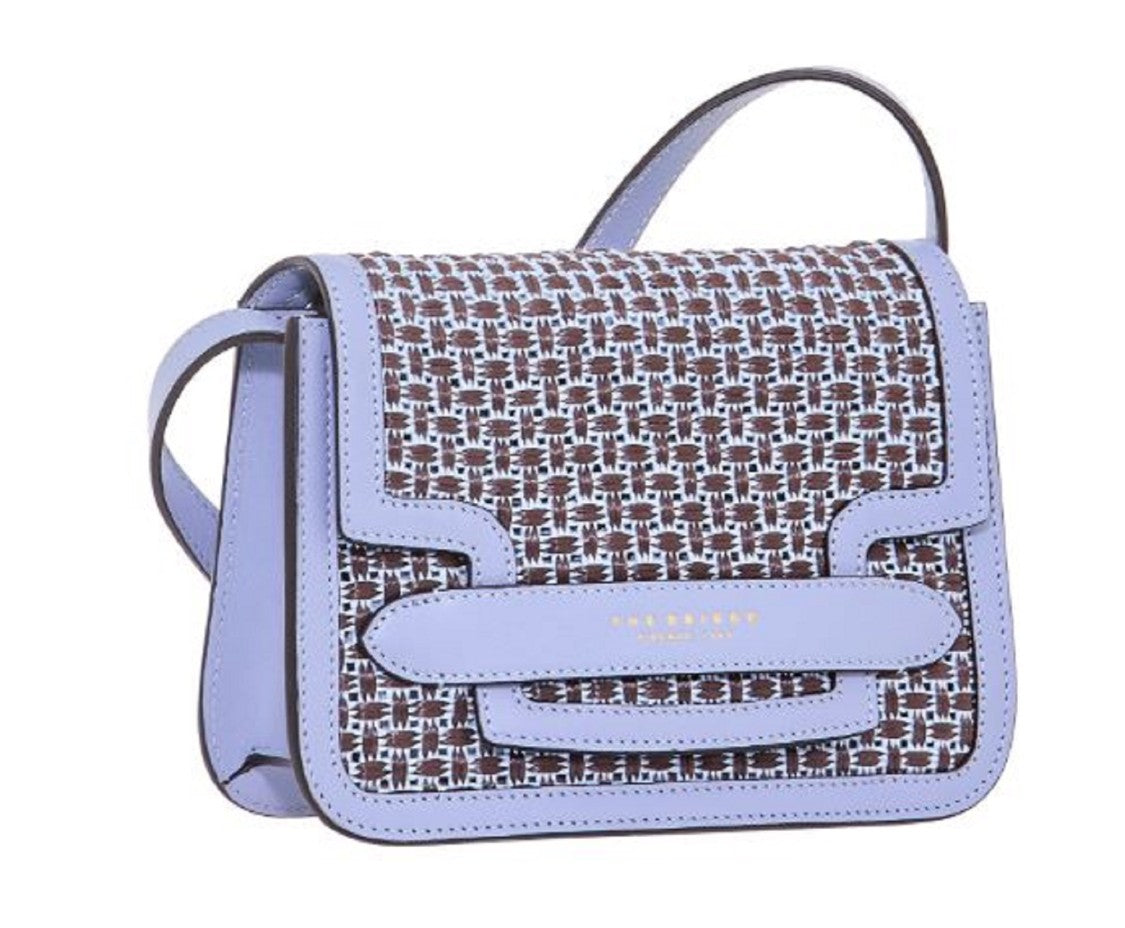 The Bridge Leather And Rattan Shoulder Bag