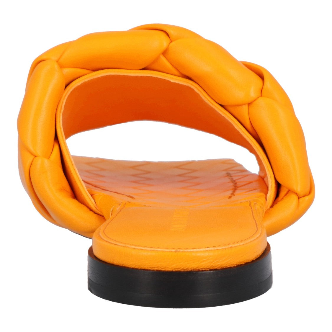 Bottega Veneta Lido Flat Sandal Orange