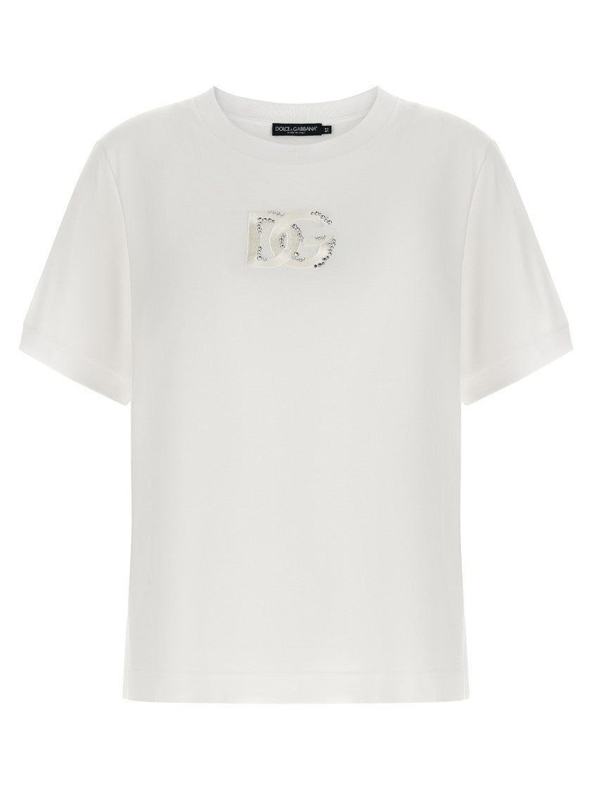 Dolce & Gabbana Logo Embroidery T-Shirt