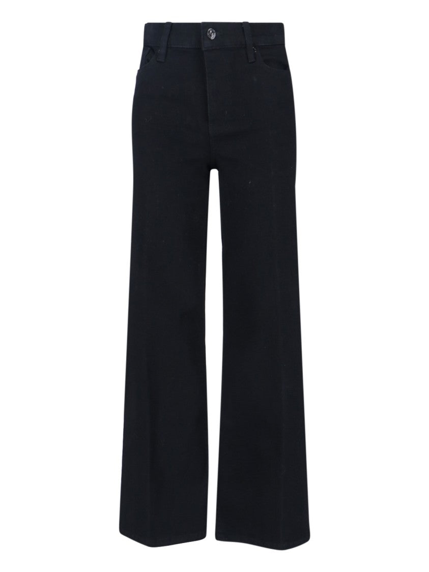 Frame Wide-Leg Jeans With Mid-Rise Waist