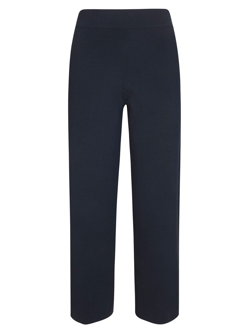 Alpha Studio Viscose Blend High Waist Cropped Pants