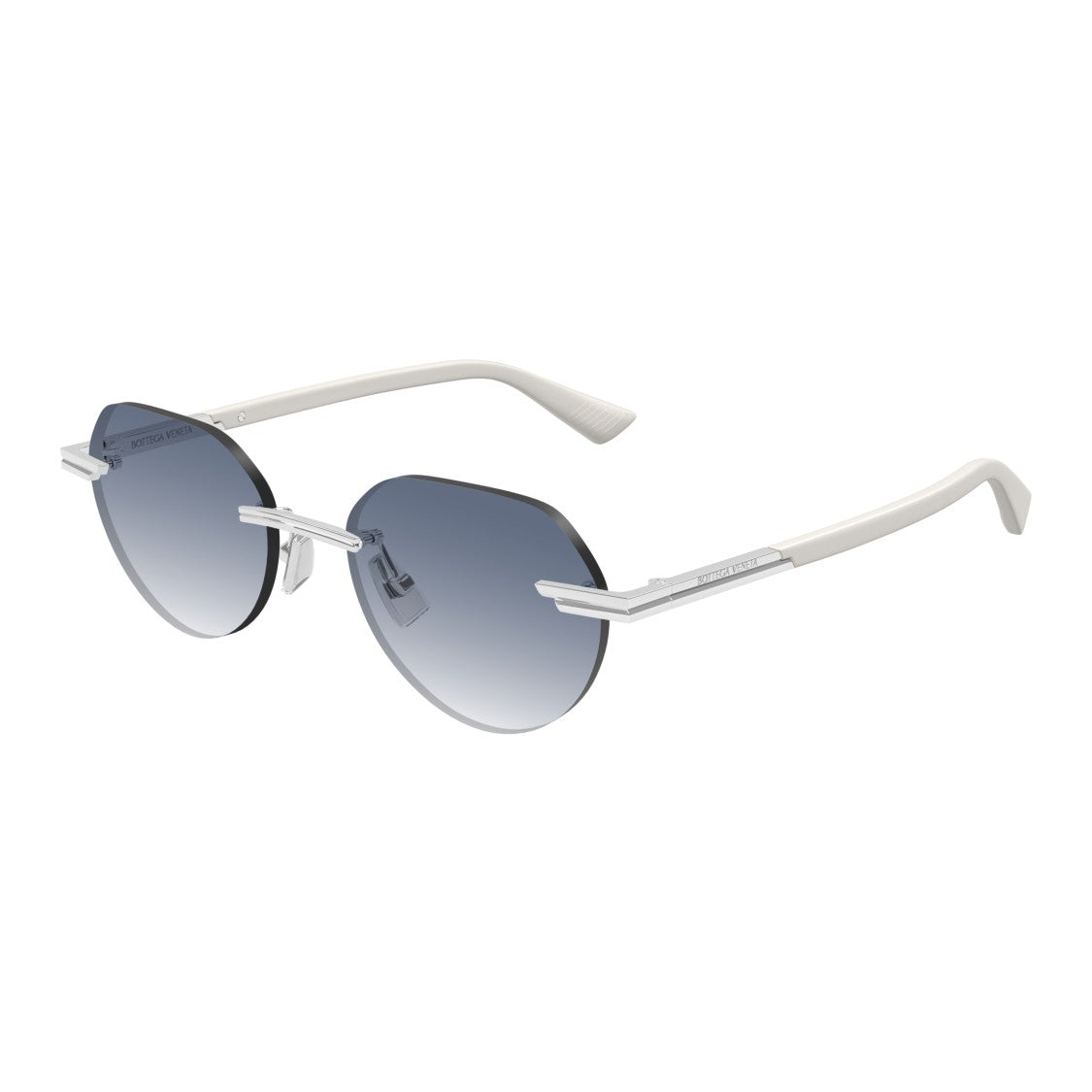 Bottega Veneta Bv1379s Round Gradient Lens Sunglasses