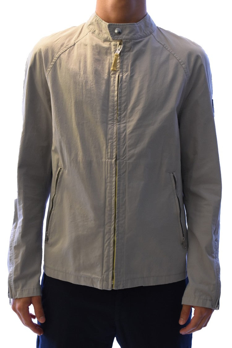 Belstaff Slate Technical Nylon Zip-Up Jacket
