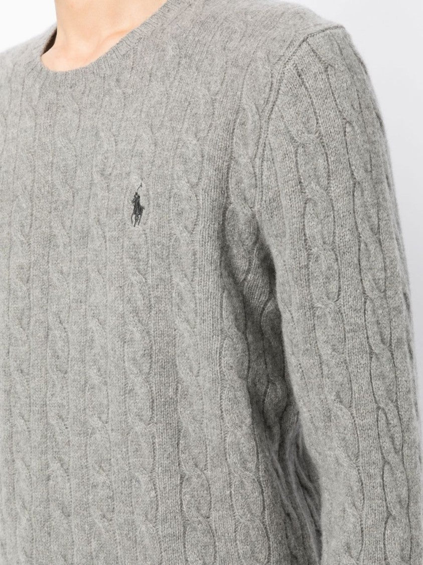 Polo Ralph Lauren Cable Knit Sweater With Crew Neckline