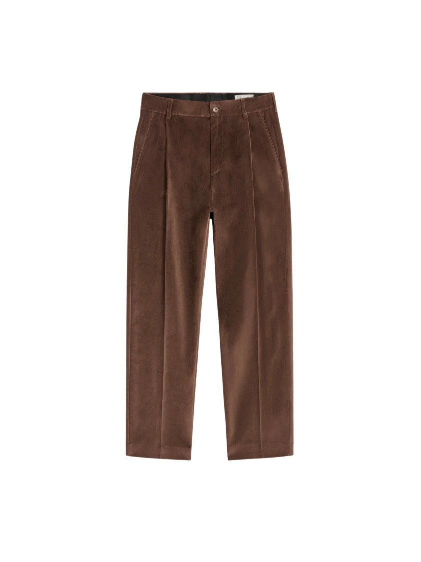 Pence Alain Coffee Velvet Chino Pants
