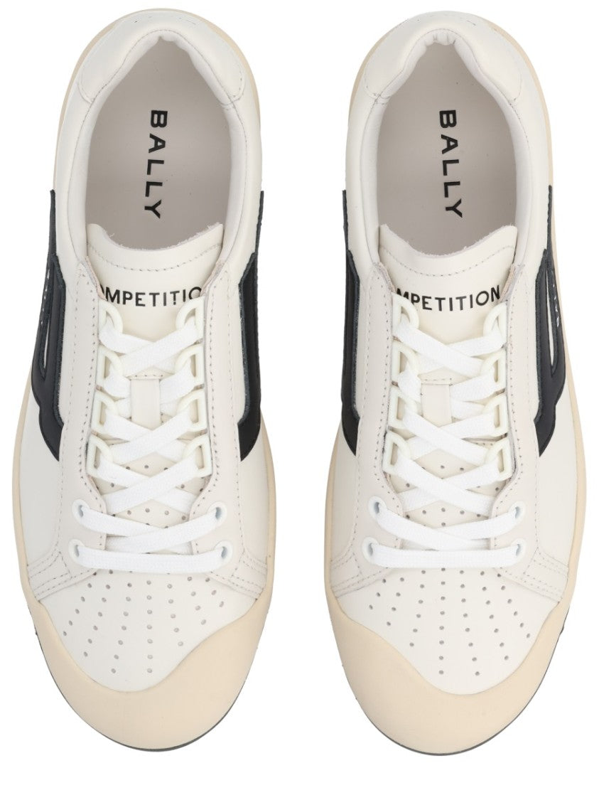 Bally Calf Leather Perforated Competition Sneakers