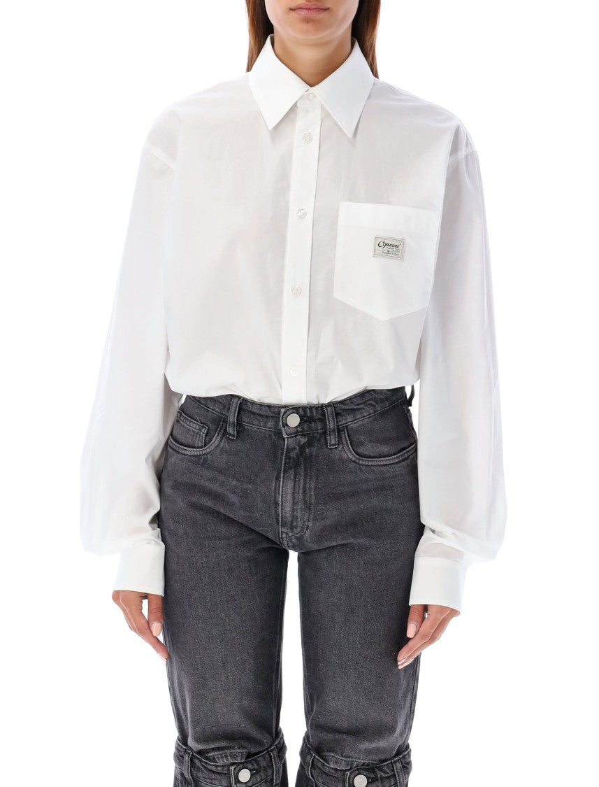Coperni White Bodysuit Shirt