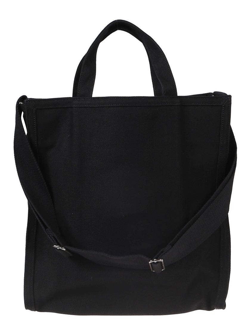 A.P.C. Recuperation Black Cotton Tote Bag