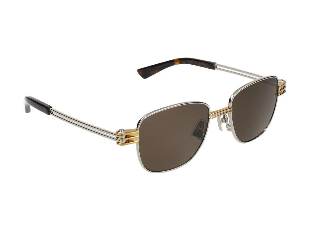 Bottega Veneta Sunglasses Bv1380s 001 Silver Silver Brown 51/18/150