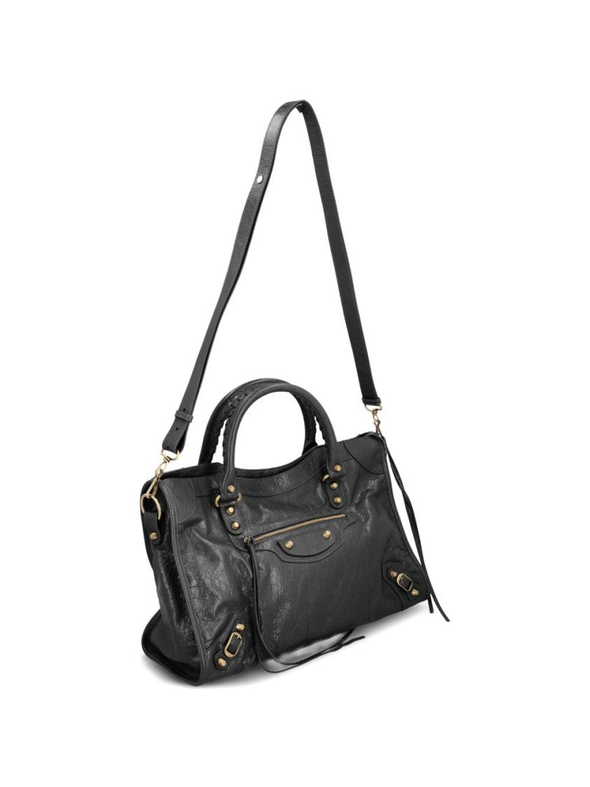 Balenciaga Medium Textured Lambskin Le City Bag