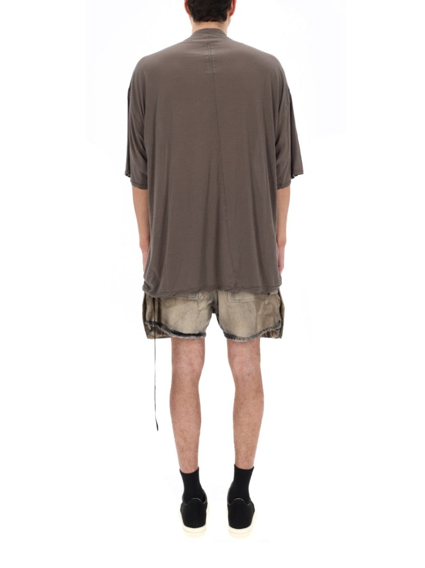 Drkshdw By Rick Owens Tommy T Boxy Oversized Cotton T-Shirt