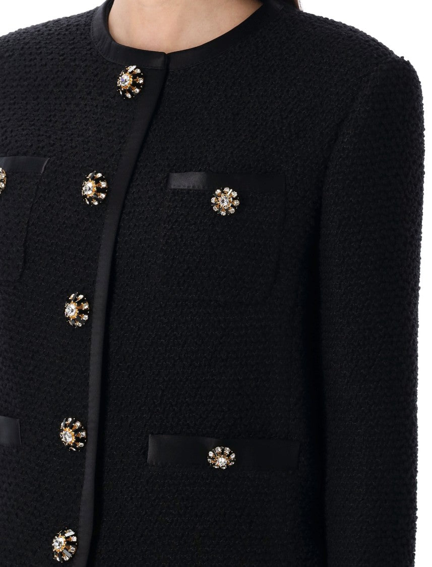 Dolce & Gabbana Cropped Tweed Jacket