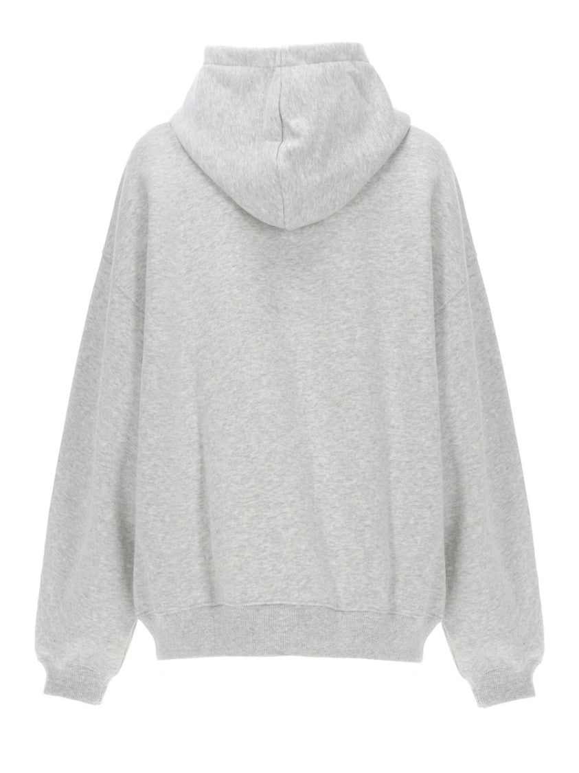 Rotate Birger Christensen Organic Cotton Bold Arched Logo Sweatshirt