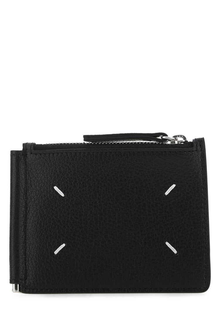 Maison Margiela Black Leather Card Holder