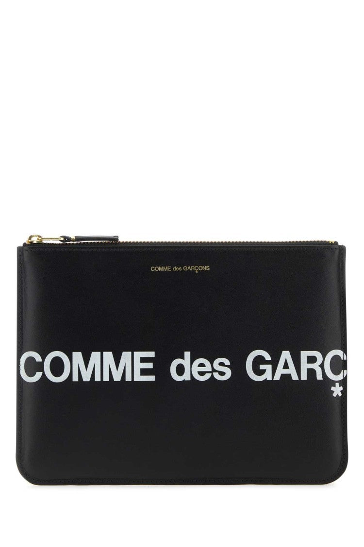 Comme Des Garçons Black Leather Pouch