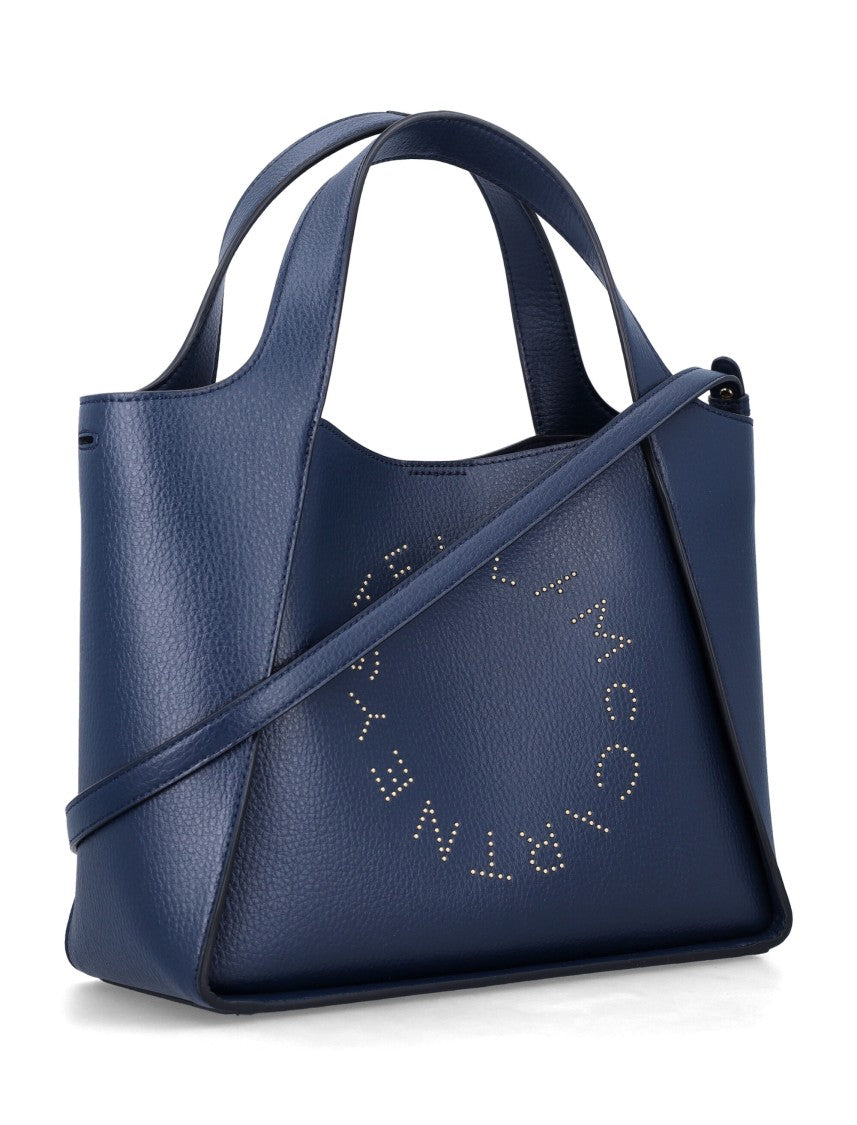 Stella Mccartney Trapezoidal Crossbody Tote With Perforated Design