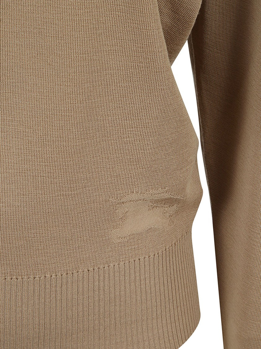 Burberry High Neck Relaxed Fit Sweater
