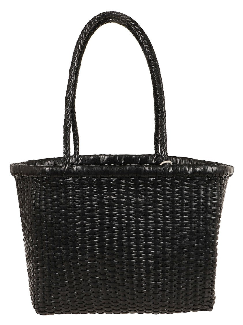Dragon Hand-Woven Calfskin Basket Tote
