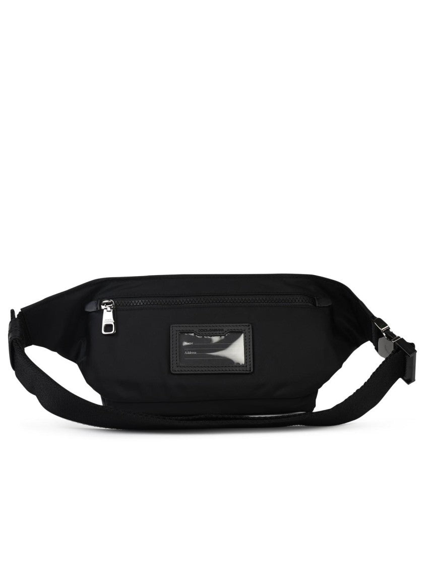 Dolce & Gabbana Black Nylon Belt Bag