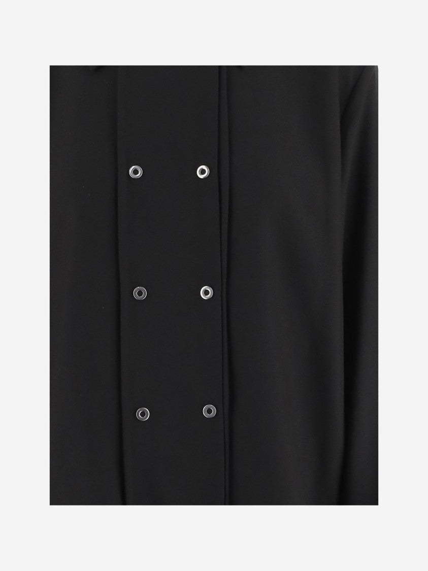 Jil Sander Wool Double-Breasted Shirt