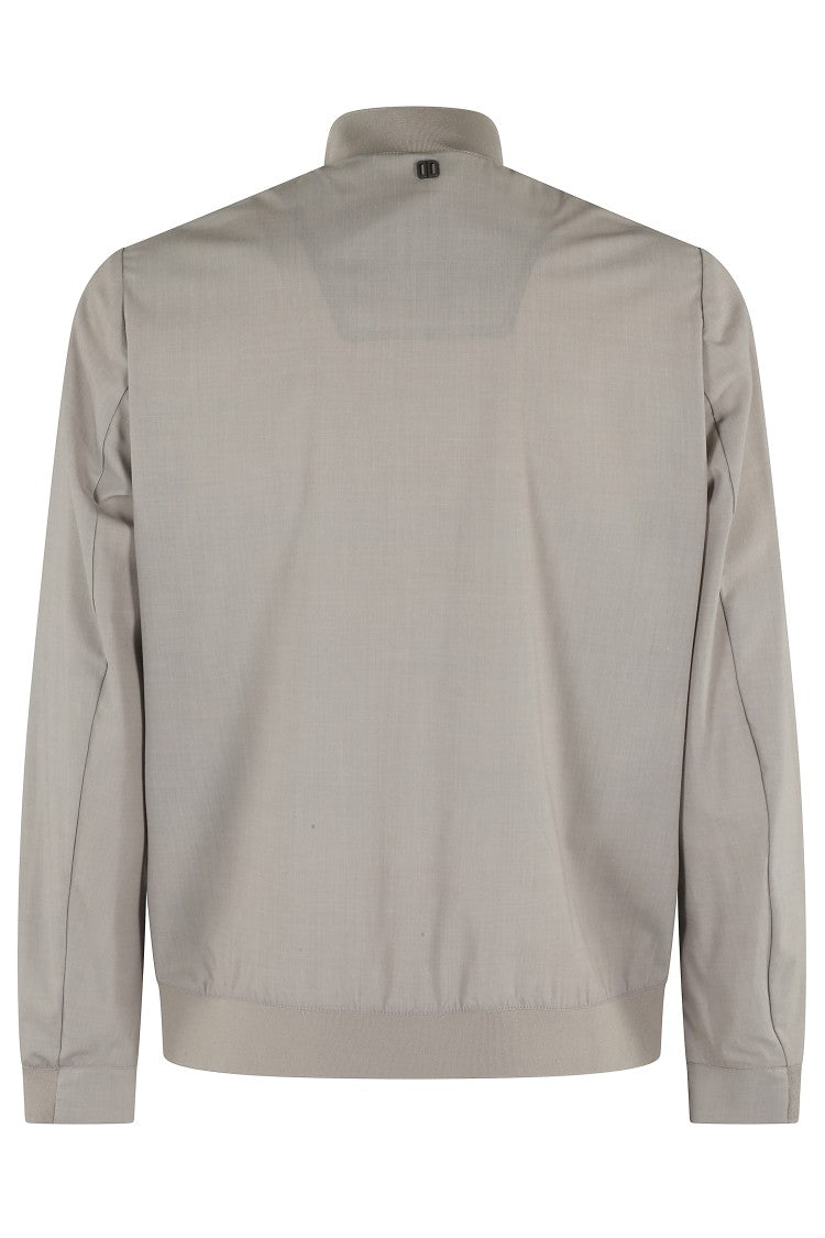 Duno Bomber Front Pockets Superlight Wool Blend