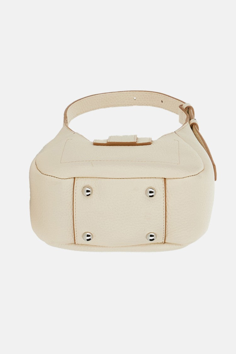 Hogan Structured White Bag With Minimalist Design