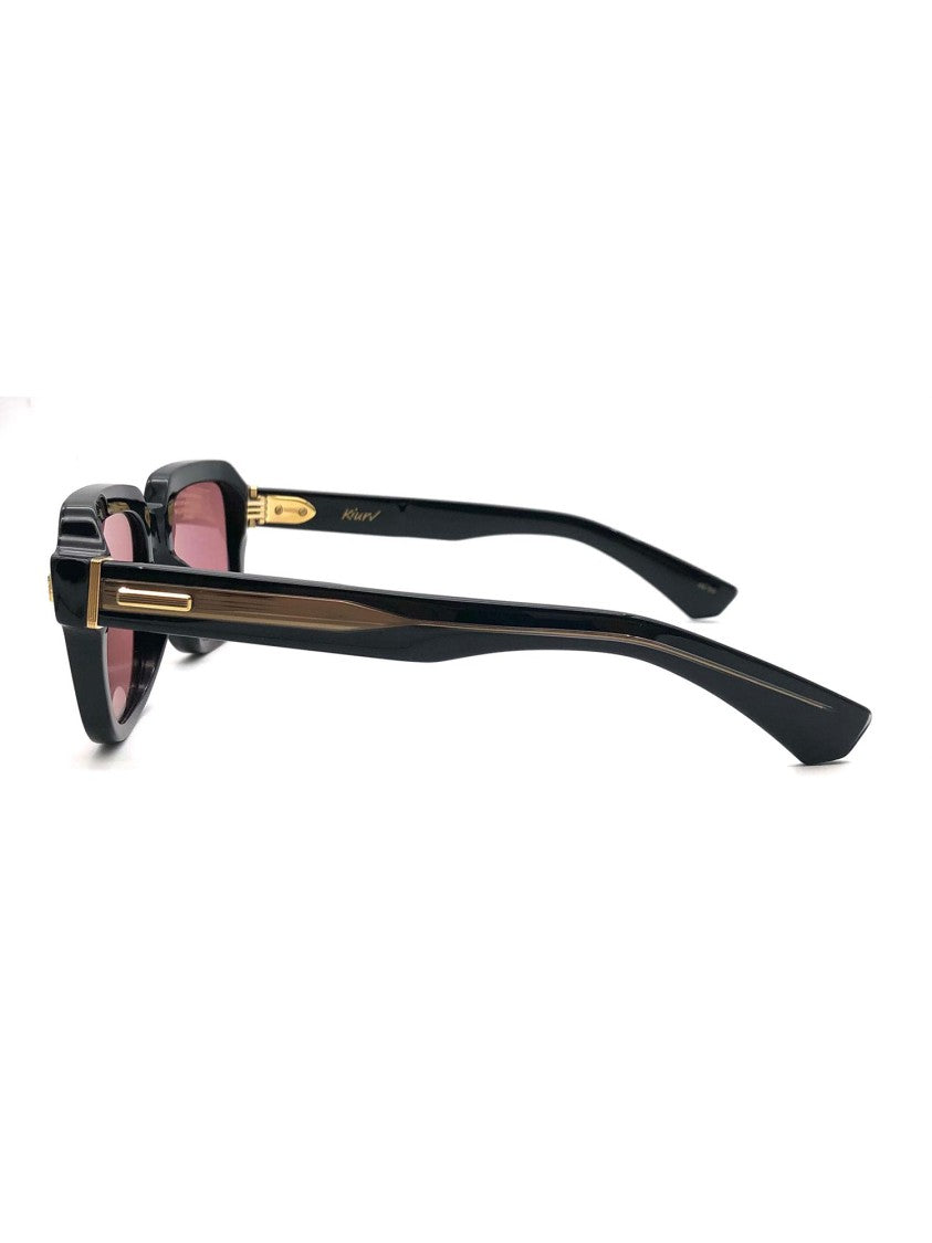 Kiurv Black Ferdinand Sleek Acetate Frames