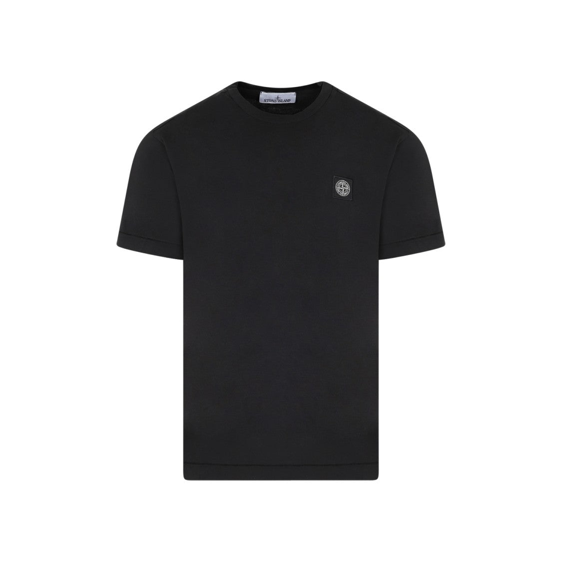 Stone Island Black Cotton T-Shirt
