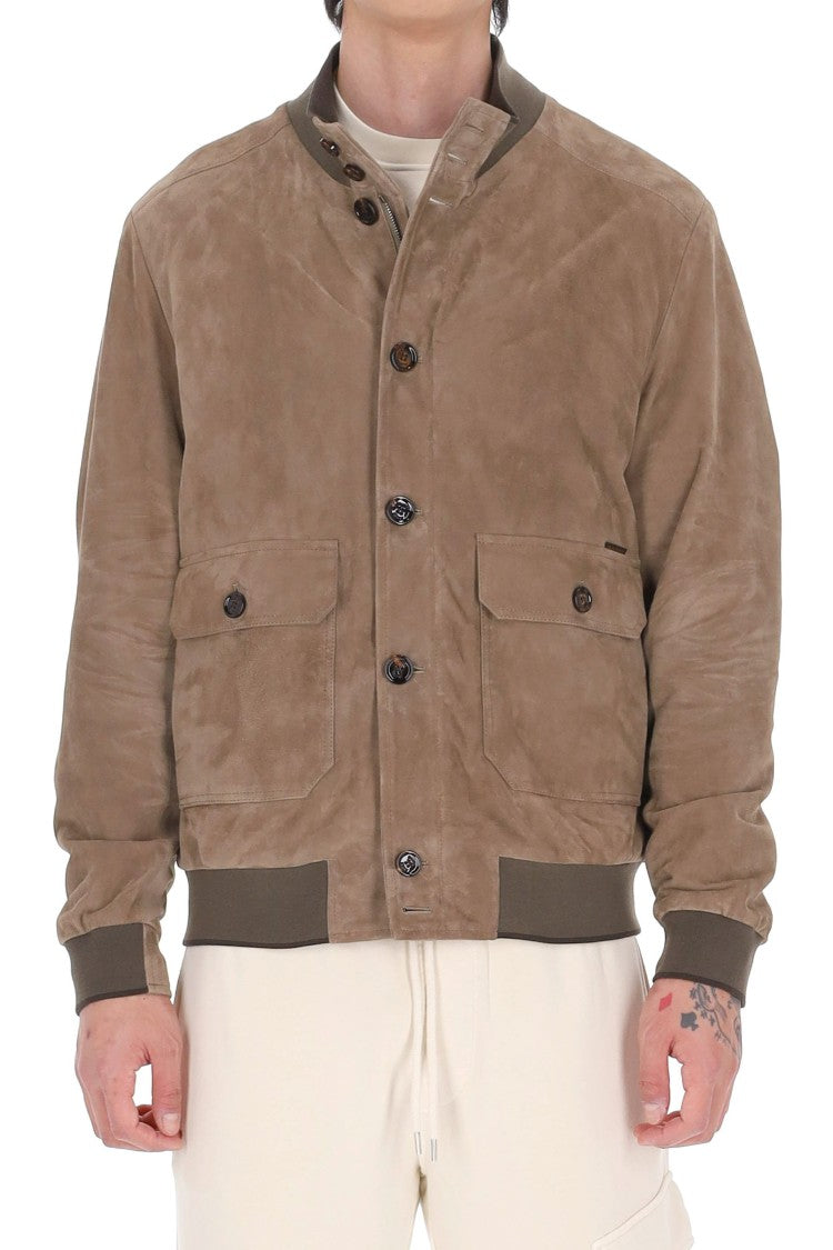 Moorer Carlos-Ur Supersoft Leather Bomber Jacket