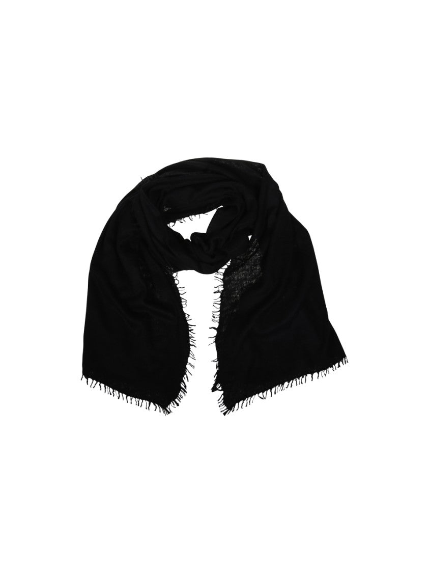 Mouleta Cashmere Scarf With Delicate Fringes