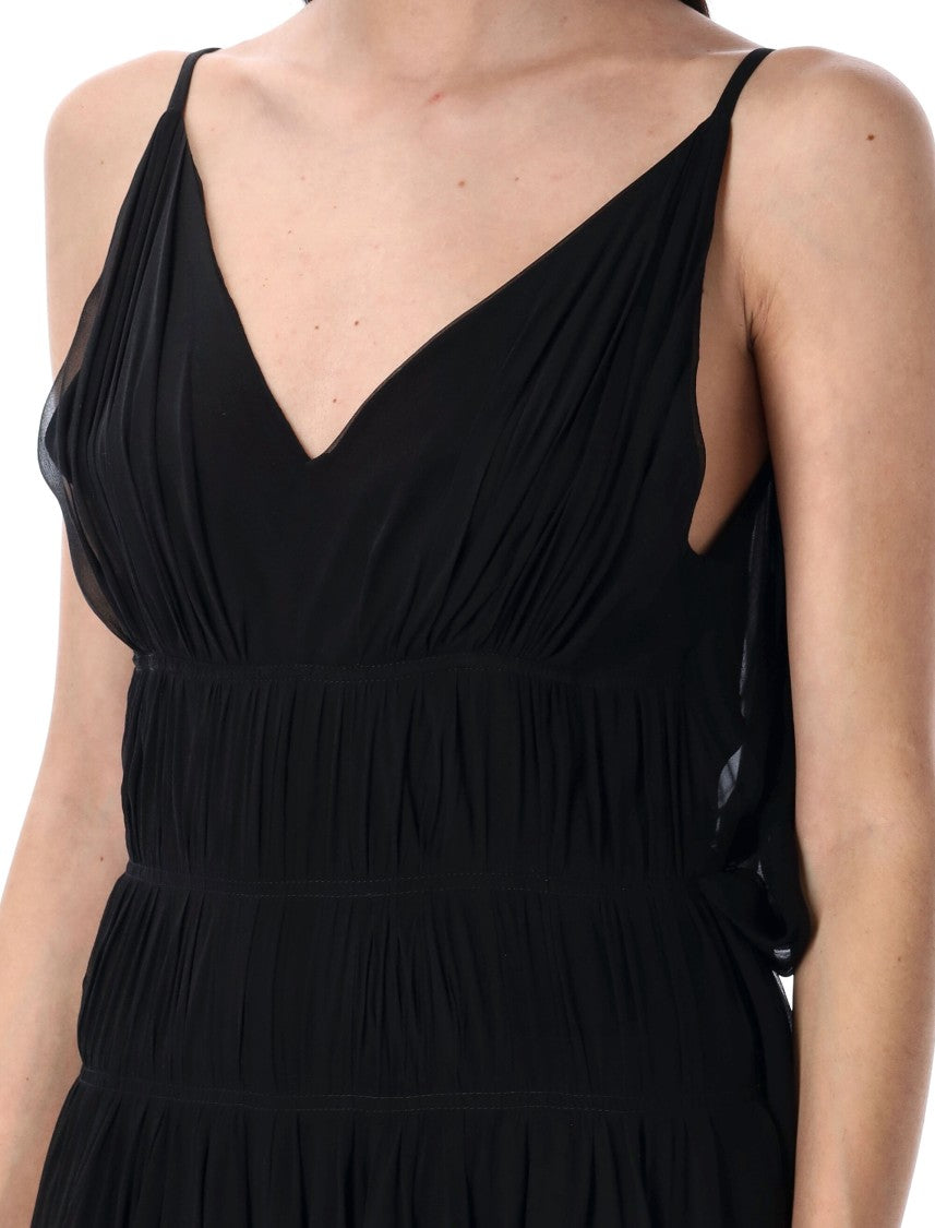 Alberta Ferretti Draped Mini Dress