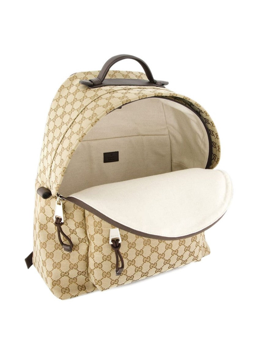 Gucci Medium Gg Canvas Backpack