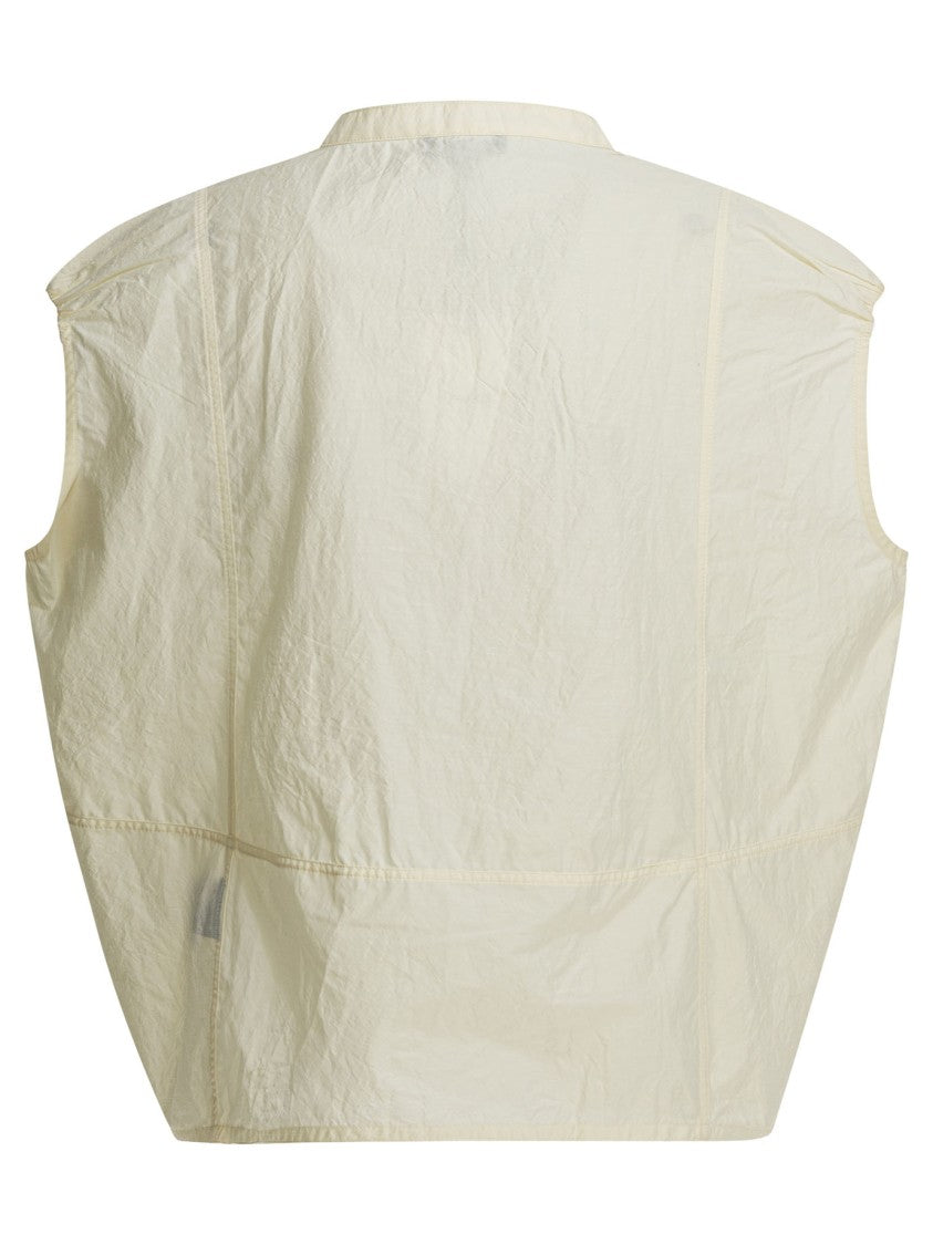 Soeur Boxy White Sleeveless Top