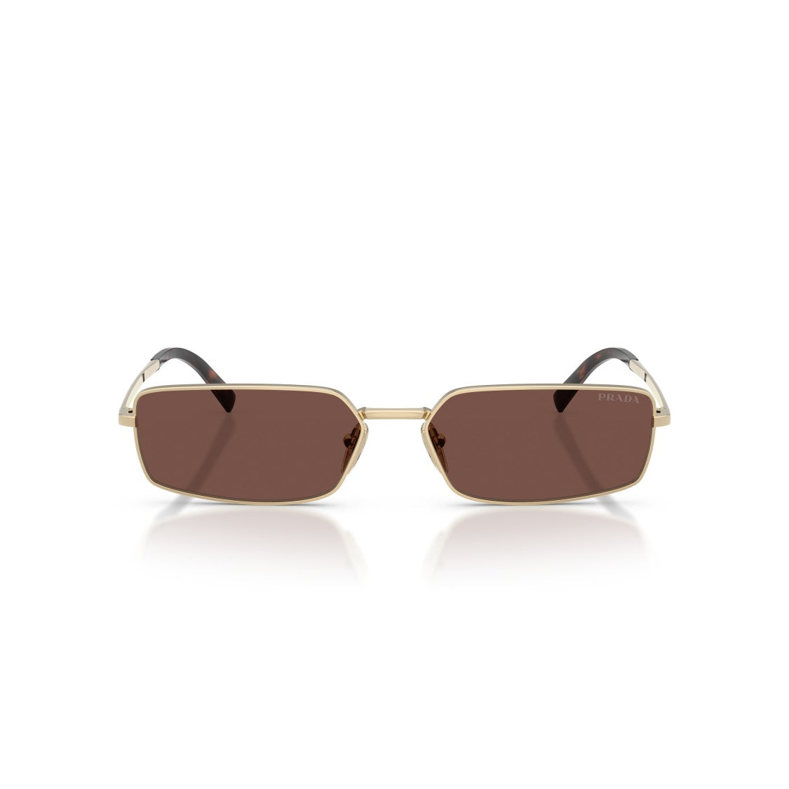 Prada 0Pr A60s Rectangular Steel Sunglasses