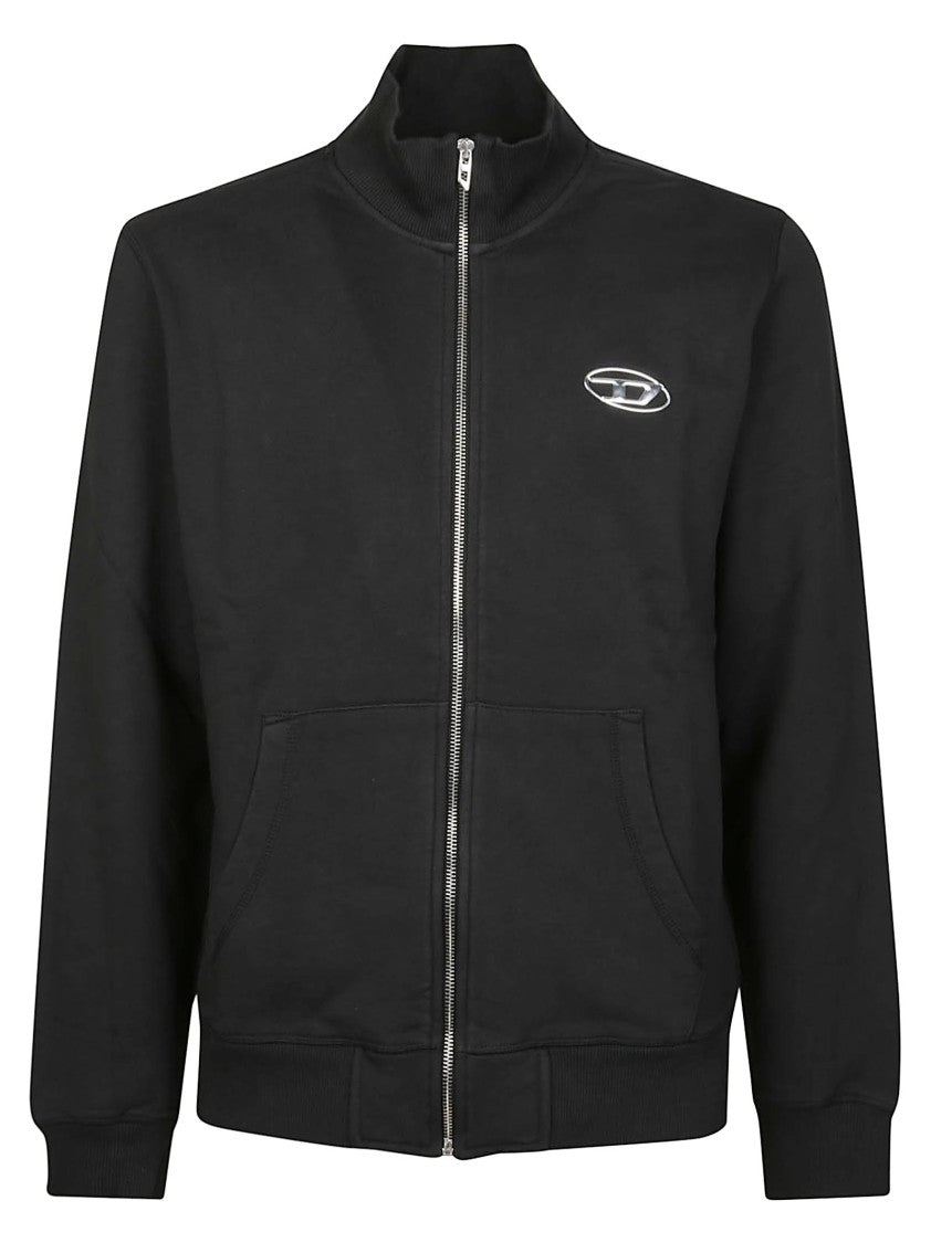 Diesel S-Ginn Iod Cotton Full Zip Sweatshirt