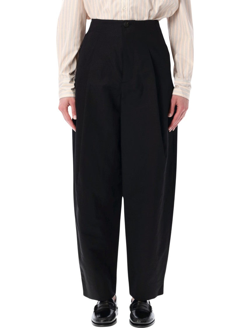 Soeur Daley High Waisted Balloon Cotton Pants