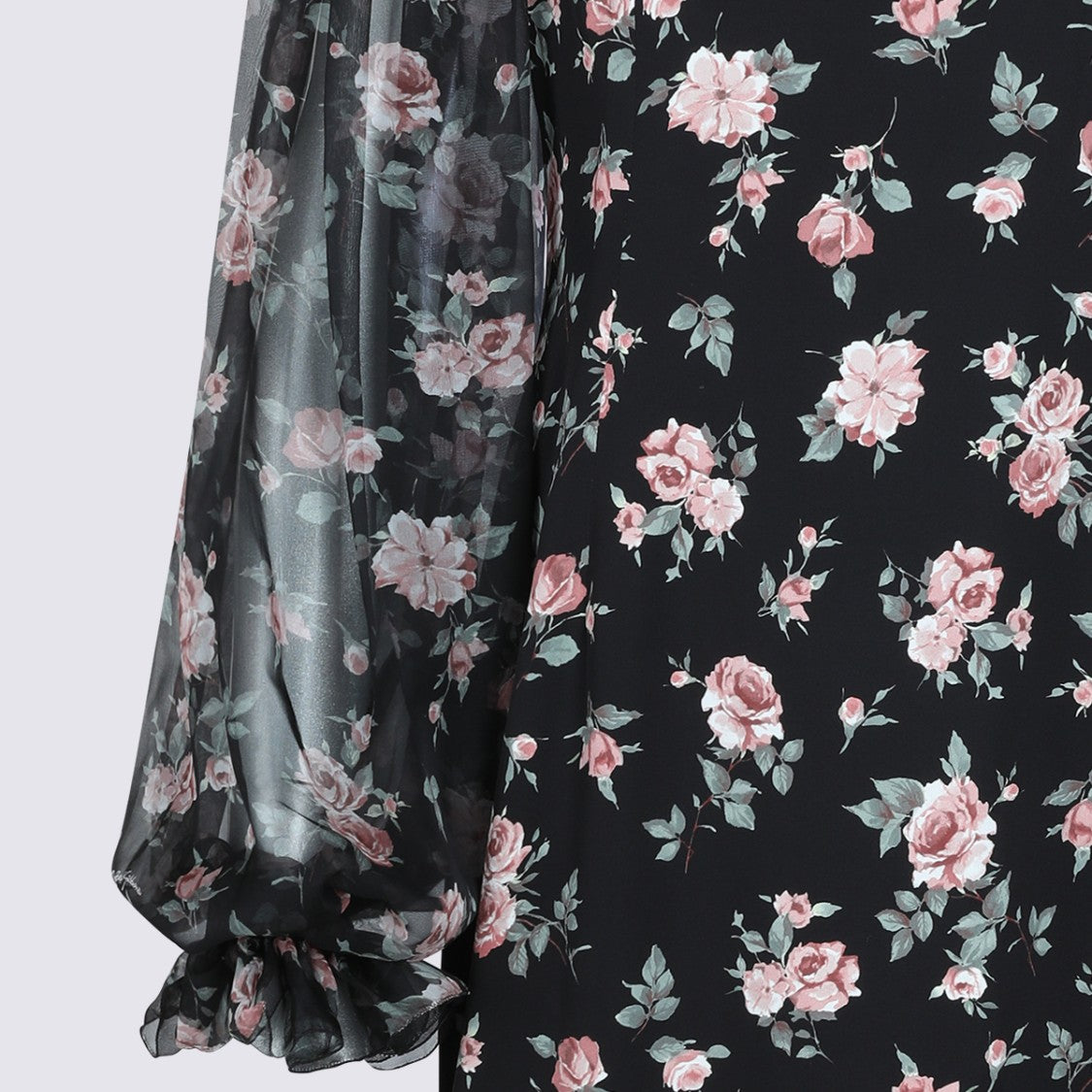 Dolce & Gabbana Black Silk Dress