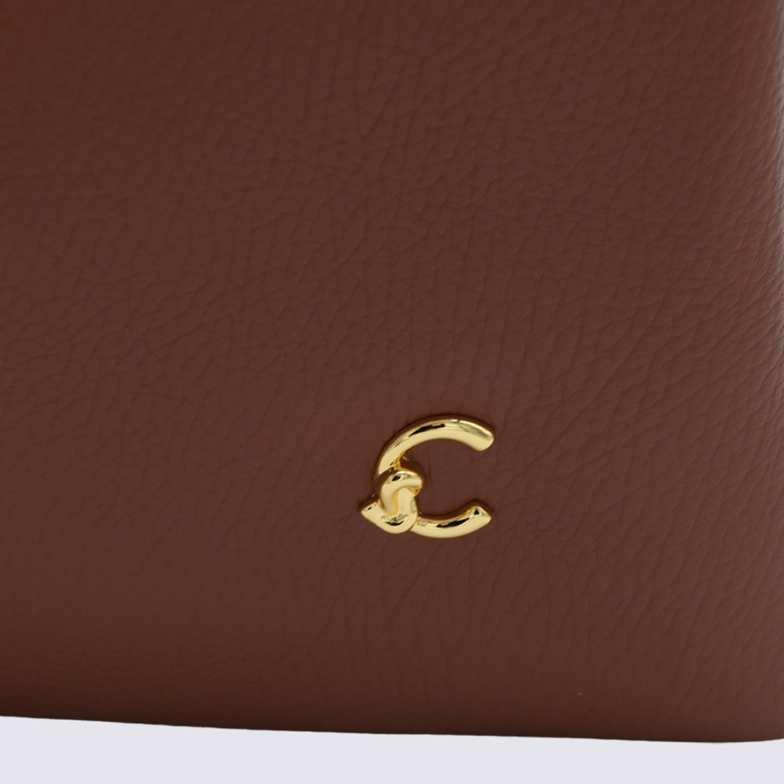 Coccinelle Soft-Structured Handbag With Gold Accents