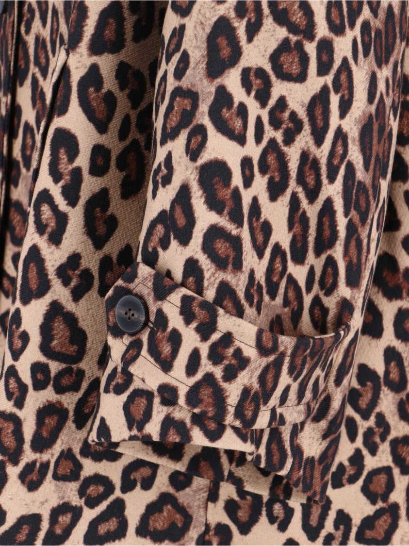 Alberto Biani Structured Multicolour Jacket With Front Zipper Closure