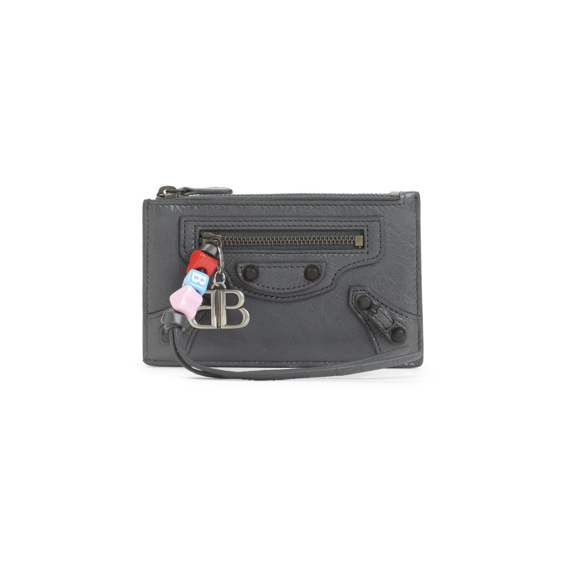 Balenciaga Rectangular Black Leather Wallet