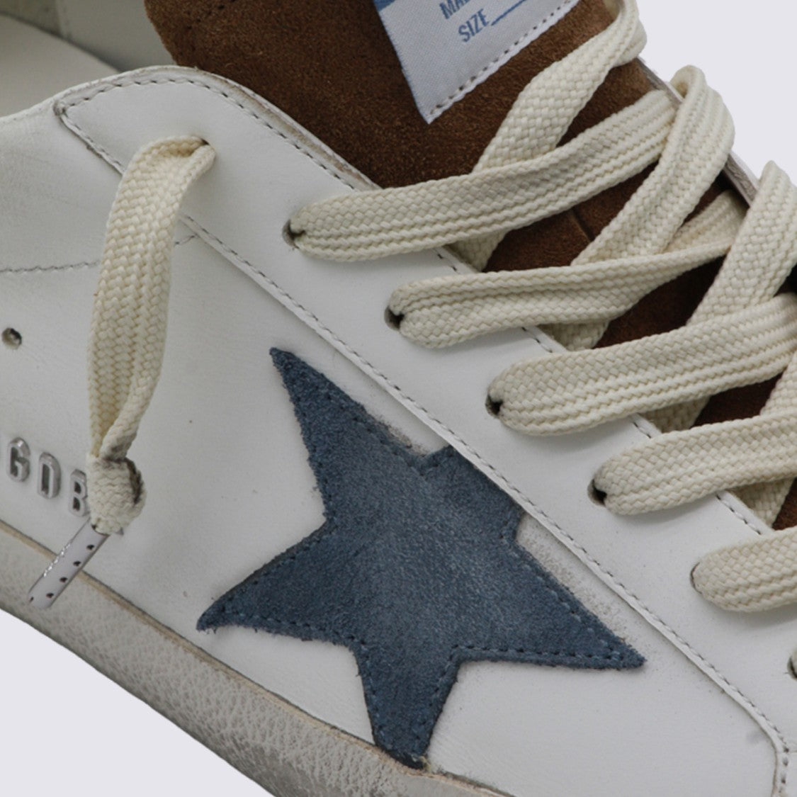 Golden Goose Signature Blue Star Vintage-Inspired Sneakers