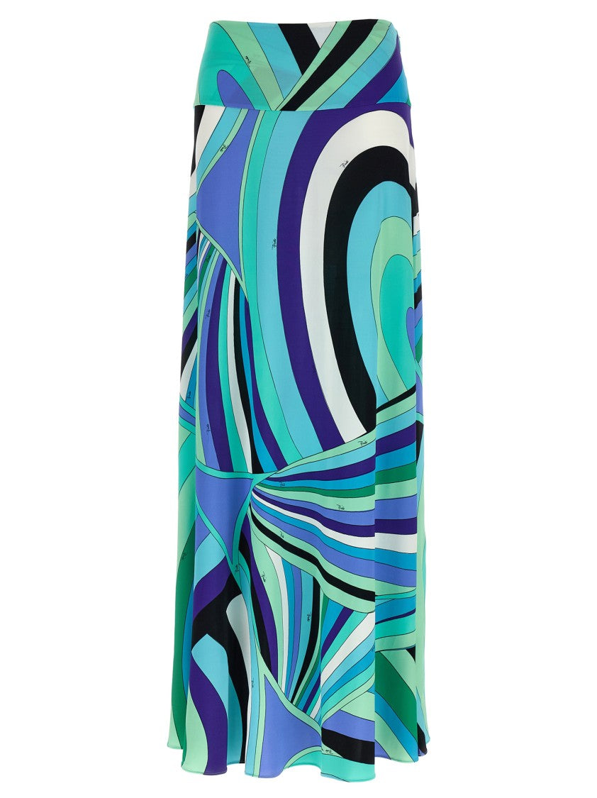 Emilio Pucci Iride Print Skirt