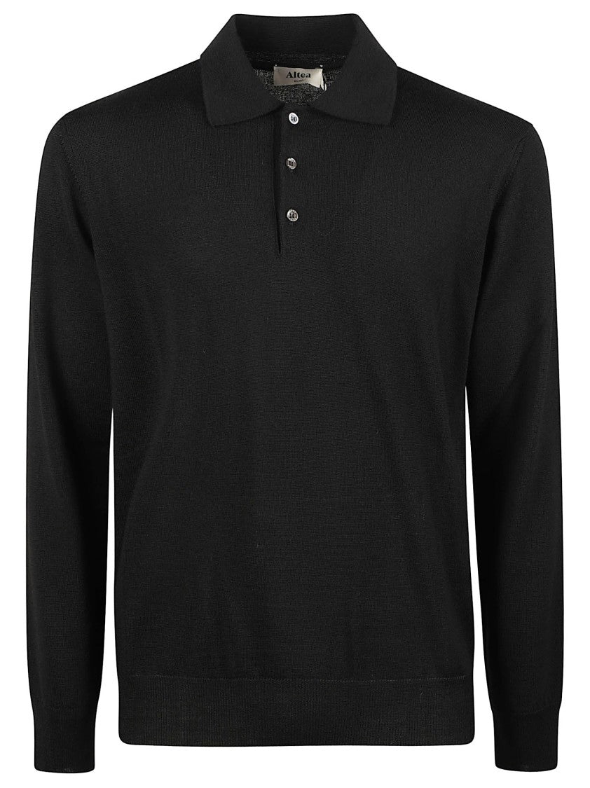 Altea Polo Neck Fine Virgin Wool Sweater